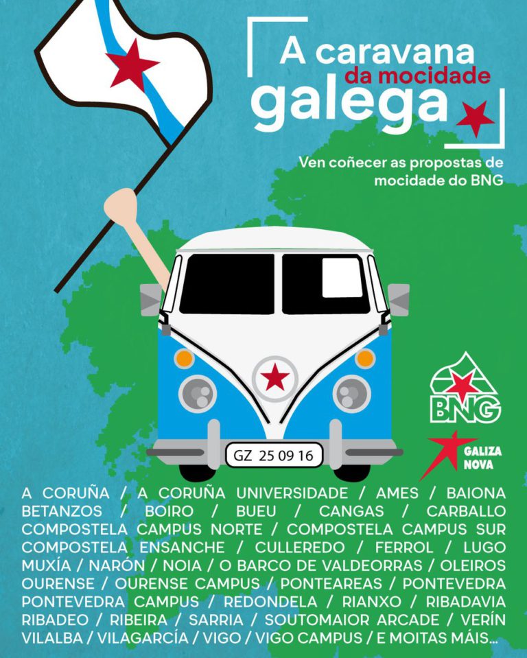 Le máis sobre o artigo A Caravana da Mocidade de Galiza Nova chegará o sábado a Carballo